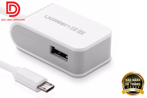 Micro USB 2.0 2 ports OTG hub - Cáp otg cho điện thoại Ugreen 20273