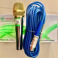 Micro VinaKTV VN 939 - Mic hát karaoke có dây loại tốt, hát nhẹ, chống hú tốt - Hàng chính hãng