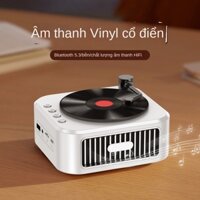 Micro Vinyl Jukebox Âm Thanh Retro Máy Ghi Âm Bluetooth Sạc Âm Thanh Cắm TF Di Động Di Động K Songbao