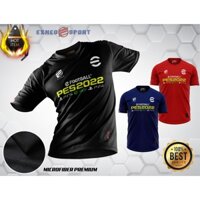 Microfiber PremiumLimited Edition Áo thun chơi game Konami Football PES 2022 Baju Jersey Graphic Tee