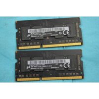 MICRON 4GB kit 2x2GB DDR3 PC3L-12800S LAPTOP RAM