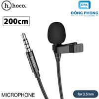 Microphone Mini Hoco L14 Kẹp Áo Chính Hãng Có Màng Lọc Tạp Âm