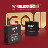 Microphone Rode Wireless GO II Single-Micro không dây cài áo