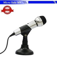 Microphone Salar M9 – Micro thu âm định hướng, lọc âm tốt, dây dài 2.2m, cho chất âm tuyệt vời