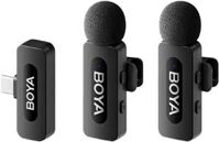 Microphone thu âm không dây Boya BY-V20 V2.0 (TypeC, 2 Mic)