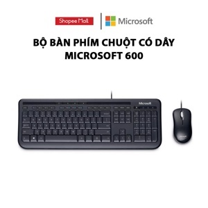 Bộ bàn phím và chuột có dây Microsoft APB-00018
