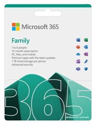 Microsoft Office 365 Family + AI Copilot (12 tháng X 6 User)