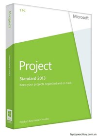 MICROSOFT Project Standard 2013 32/64-bit - License - 1 PC