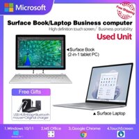 Microsoft Surface Book 1 / 2 Surface Laptop1 / 2 / 3 Laptop go intel Core i5 i7 Thế hệ thứ 6 / Thế hệ thứ 7 / Bộ xử lý thế hệ thứ 8 | Ram 8GB 16GB | Ssd 256GB 512GB| Windows 10 / 11 Pro | Gpu GeForce GPU