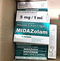 Midazolam B. Braun 5mg/ml | Thuốc an thần gây ngủ – Giá tốt