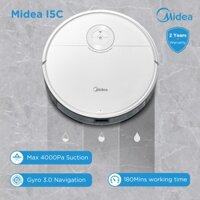 Midea Robot Hút Bụi I5C Cây Lau Nhà Máy Hút Bụi Lau Nhà Thông Minh 4000PA Ướt Và Khô Robot Hút Bụi Bồn Nước Điện Không D