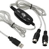 MIDI USB Cáp Chuyển Đổi Máy Tính Nhạc Bàn Phím Adapter