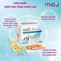 Midu MenaQ7 180mg - Phát triển chiều cao cho trẻ em, giúp xương chắc khoẻ, dài, dẻo dai
