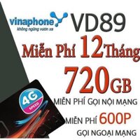 (Miễn phí 1 năm) sim 4g vd8912t vinaphone