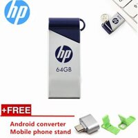 💖Miễn Phí + COD + Hàng Có Sẵn💖Hàng Sẵn Có! Ổ USB Flash Kim Loại HP X715W Ổ USB Flash 64GB 128GB 256GB Chống Nước