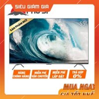 [MIỄN PHÍ GIAO HÀNG - LẮP ĐẶT] 55S6G PRO SILVER  - Smart Tivi Coocaa 4K UHD 55 inch 55S6G PRO SILVER ]