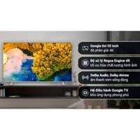 Miễn phí giao hàng Smart TV TOSHIBA Google LED 4K UHD tràn viền  50'' 50C350LP - Tìm kiếm bằng giọng nói - Bảo hành 2 nă