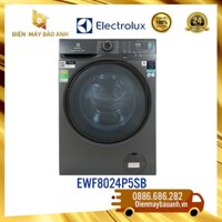 [Miễn phí giao lắp HN] Máy giặt Electrolux EWF8024P5SB 8kg inverter, Màu đen, Bảo hành chính hãng 24 tháng