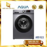 [Miễn phí giao lắp HN] Máy giặt Aqua AQD-A951G S 9.5kg cửa trước lồng ngang – Bảo hành chính hãng 24 tháng