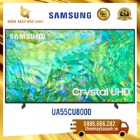 [Miễn phí giao lắp HN] Tivi Samsung 55 inch UA55CU8000 55CU8000 4K 2023, Bảo hành chính hãng 24 tháng