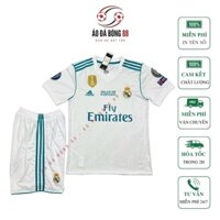 [Miễn phí in tên, số] Bộ quần áo đá bóng Real Madrid Cộc Tay - Bản Kỉ Niệm 2018 - FEX Thái Cao Cấp