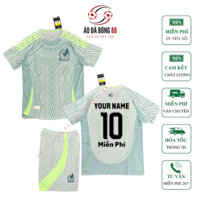 [Miễn phí in tên, số] Bộ quần áo đá bóng MEXICO Màu Cốm, FEX Thái Logo Thêu Cao Cấp - AoBongDa.88