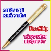 Miễn phí khắc tên & Vận Chuyển Tặng Kèm Hộp & Ruột Mực, , Bút ký doanh nhân thép nguyên khối CEO 036