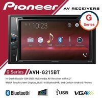 (Miễn phí lắp đặt Hà Nội và TP HCM) Pioneer AVH-G215BT Đầu DVD đa phương tiện với màn hình 6.2" WVGA/Bluetooth/New model