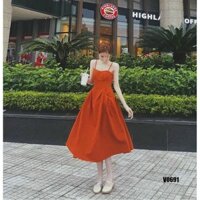 [Miễn Phí Ship 2022] ĐẦM 2 DÂY DÁNG XÒE, ĐẦM DÂY ĐẸP DUYÊN DÁNG THỜI TRANG