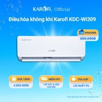 Miễn phí ship Điều Hòa không khí inverter 1 chiều 9000BTU chính hãng Karofi KDC-WI309 (lắp đặt tại nhà)