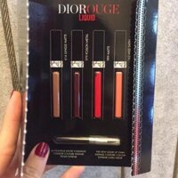 Miễn phí ship toàn quốc VỈ SON DIOR ROUGE LIQUID- son kem 4 màu đa dạng