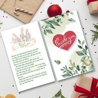 MIỄN PHÍ THIẾT KẾ  200 THANK YOU CARD/THIỆP CẢM ƠN GIÁ RẺ - PHONG CÁCH HOT TREND VINTAGE