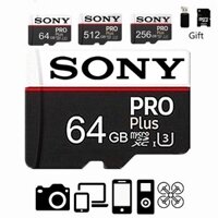 🔥Miễn Phí Vận Chuyển + COD🔥Thẻ Nhớ Sony Pro Plus Tốc Độ Cao Thẻ SD U3 512GB 256GB 128GB 64GB 100 MB/giây Thẻ Micro SD