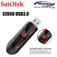 ♥Miễn Phí Vận Chuyển + COD♥SanDisk CZ600 Cruzer Glide USB 3.0 USB Flash Có Thể Thu Vào (16GB/32GB/64GB/128GB)