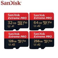 🔥Miễn Phí Vận Chuyển + COD🔥Thẻ Sandisk Extreme PRO 64GB 128GB 256GB A2 Class 10 UHS-I U3 Đọc Tốc Độ Tối Đa 170 MB/giây V30 32GB A1 Thẻ Nhớ Micro SD