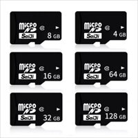 ♥Miễn Phí Vận Chuyển + COD♥Saiji Thẻ Sd Màu Đen Thẻ Nhớ Tf Flash Micro Sd 64Gb 128G 256Gb