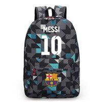 Miễn Phí Vận Chuyển Ba Lô Thể Thao Bóng Đá Dạ Quang Chống Thấm Nước 31cm * 45cm barcelona Massi no. Túi canvas Phối Khóa Kéo Họa Tiết Champion 10 Cá Tính