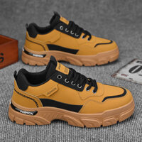 [Miễn phí vận chuyển] Bán buôn [Có hàng] Giày công sở nam mới mùa thu đông, giày da nam ngoài trời thời trang, giày an toàn đa năng cho văn phòng và công trường