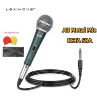[Miễn phí vận chuyển] BETA 58A có công tắc Micro động Supercardioid để hát sân khấu Micro có dây chuyên nghiệp để thu âm Shure Karaoke BBOX