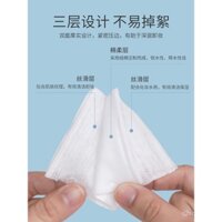 [Miễn phí vận chuyển] Bộ bông tẩy trang nhẹ Lily Bell tiết kiệm nước, bông cotton nguyên chất, thân thiện với da