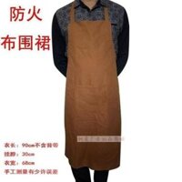 Miễn phí vận chuyển dày tạp dề vải chống tia lửa cách nhiệt vải chống cháy nam giới và phụ nữ hàn bông quần áo làm việc áo bảo hộ lao động có quạt