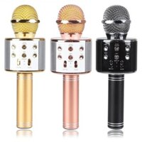 (Miễn Phí Vận Chuyển HN & HCM) Mic kèm Loa Bluetooth WS-858 đa năng 6 trong 1 hát Karaoke SIÊU ĐỈNH sale off