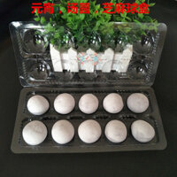 Miễn phí vận chuyển khay tangyuan dùng một lần, khay yuanxiao 10 miếng, khay bóng mì, hộp nhựa trong suốt có nắp đậy 100 miếng