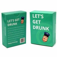 Miễn phí vận chuyển Lets Get Drunk Lets Get Drunk Lets Get Drunk Happy Party Board Game Cards