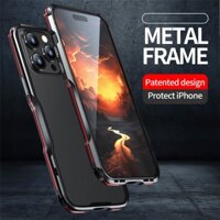 [Miễn phí vận chuyển] Luphie cho iPhone 15 14 13 12 11 Pro Max Ốp lưng kim loại iPhone15 iPhone14 Plus Khung kim loại hợp kim nhôm Vỏ bảo vệ chống sốc