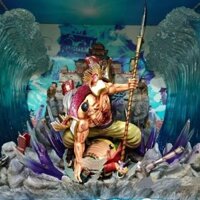 Miễn phí vận chuyển mô hình One Piece Trafalgar Law, Bác sĩ tử thần, Luffy, Zoro, hộp quà tặng mù