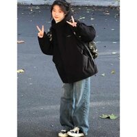 [Miễn phí vận chuyển tại chỗ] Áo khoác bông sạc màu đen áo khoác nữ mùa đông 2024 mẫu mới rộng rãi cao cấp áo khoác công sở Áo khoác bông dày Áo khoác bông