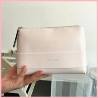 Miễn Phí Vận Chuyển Túi Đựng Mỹ Phẩm Lancome Màu Trắng Đơn Giản Chống Thấm Nước Túi Bảo Quản Thời Trang Túi Tổ Chức Di Động Túi Ly Hợp