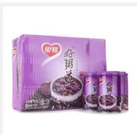 Miễn phí vận chuyển Yinlu tám món Cháo ăn liền cháo ngon khoai lang tím gạo trắng Cháo tám món 280g * 12 lon.