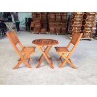 ⛔MIỄN PHÍ VẬN CHUYỂN⛔Bộ Bàn Ghế Cà Phê, Bàn Ăn Mini Gỗ Tràm( 1 bàn+2 Ghế)